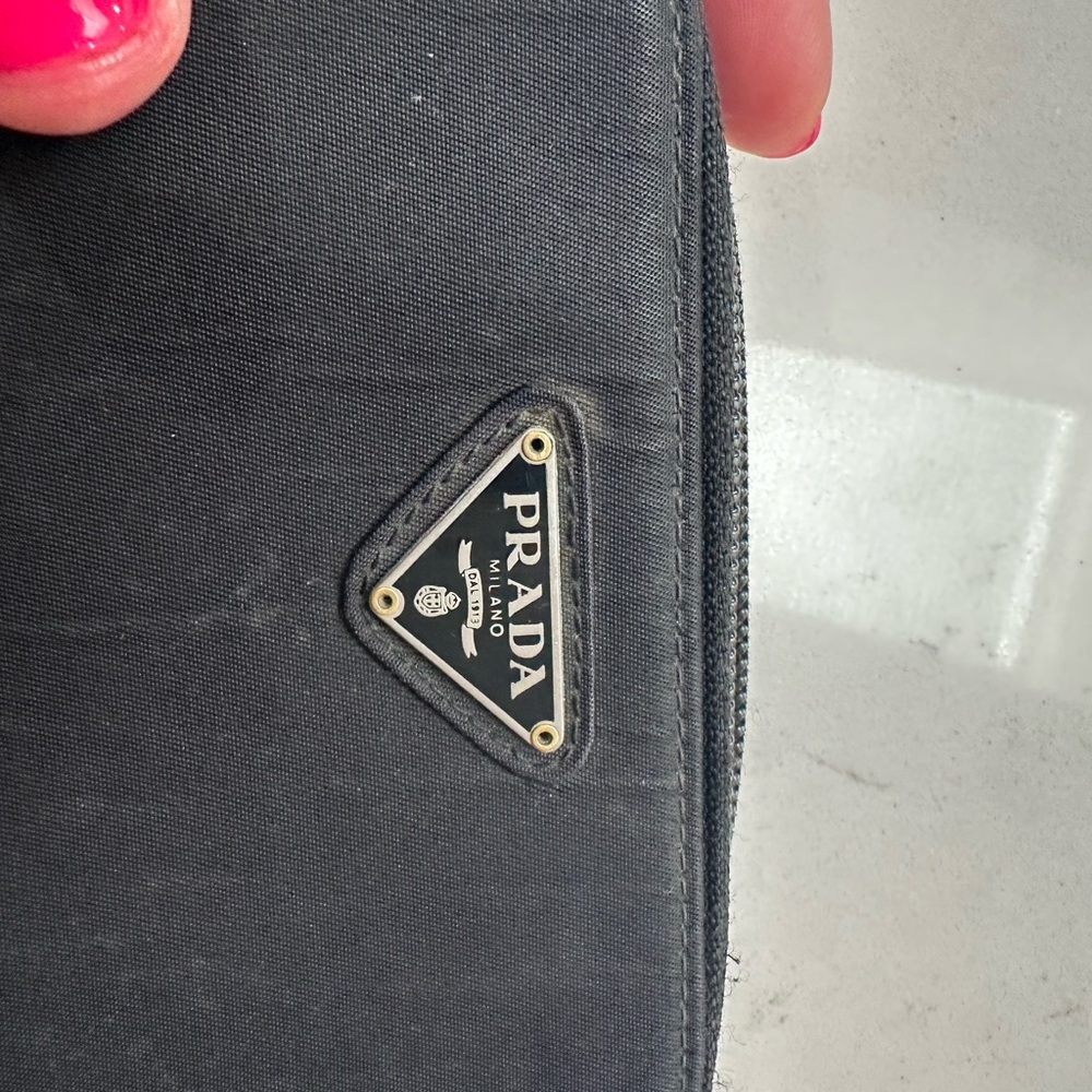 Prada Nylon Black Compact Wallet - Picture 15 of 15